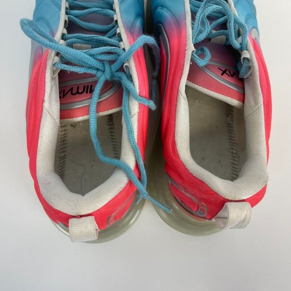 Nike Air Max 720 Pink Sea Shoes Lava Glow Blue Flury Womens Size 10 - Picture 5 of 7